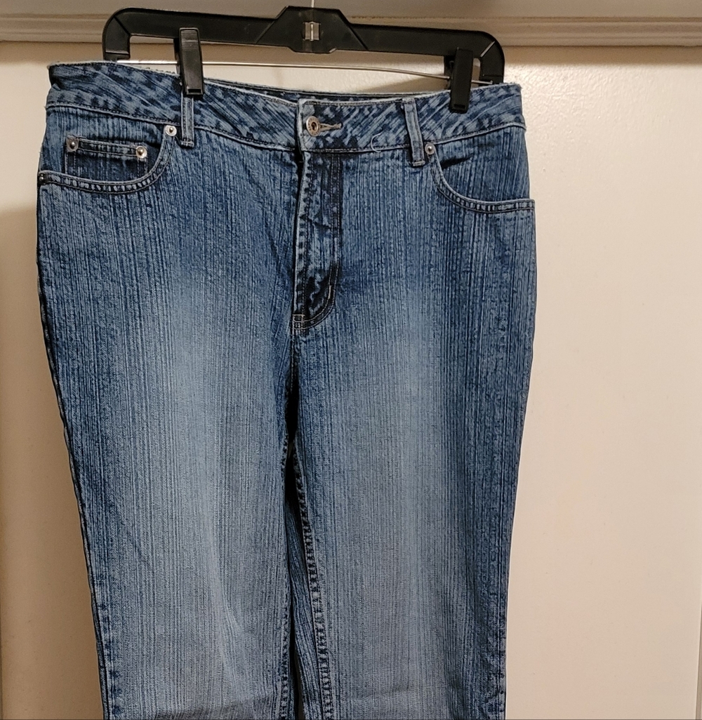 Y2K Route 66 Low Rise Light Blue Flare Jeans SIZE 12